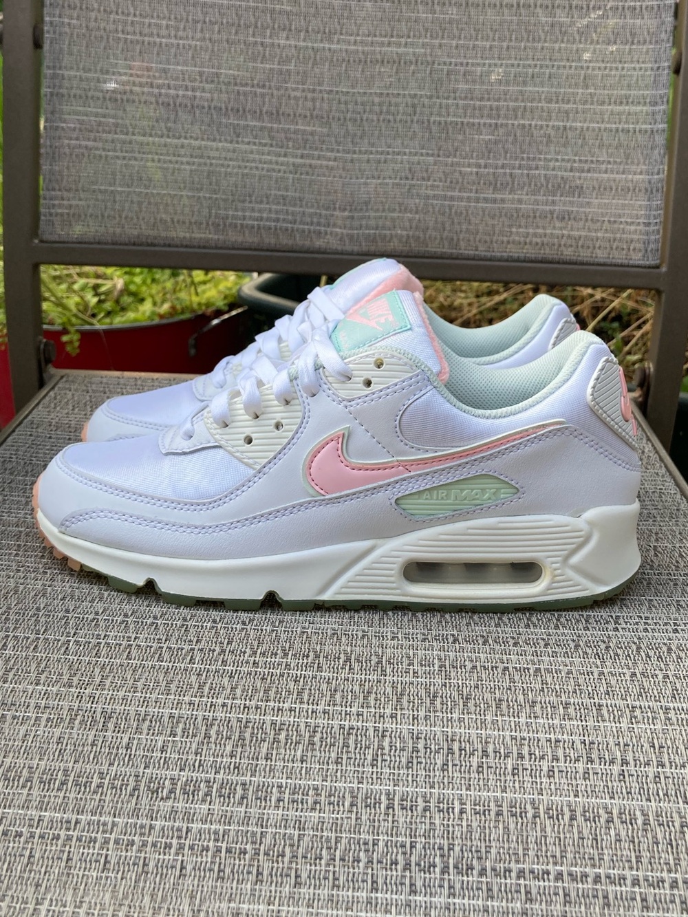 Nike Air Max 90 arctic punch white pink mint women's 8.5